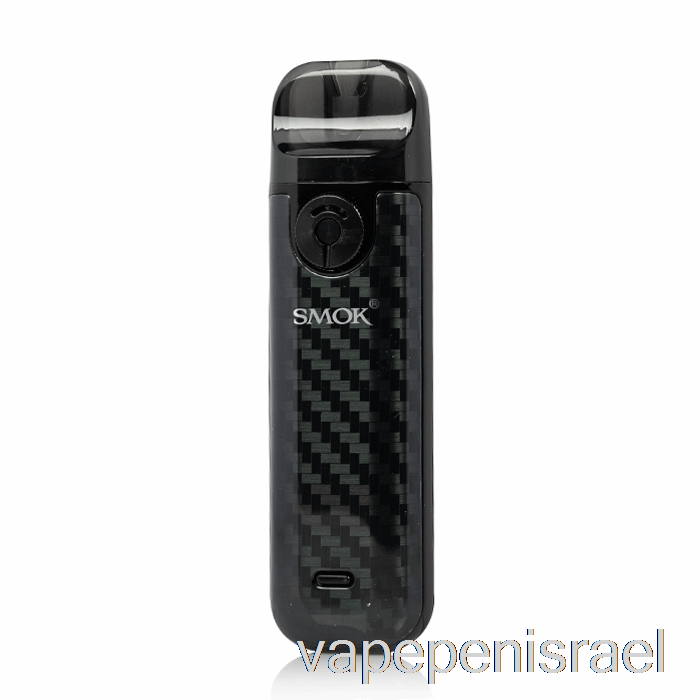 חד פעמי Vape Israel Smok Novo 4 25w Pod Kit סיבי פחמן שחורים